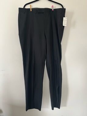 Lauren Ralph Lauren Men's Black Dress Pants Trousers Work Office Business Slacks